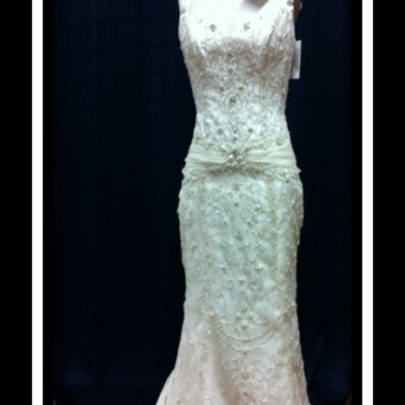 Brand NWT * James Clifford Bridal Gown Size 6 - Picture 4 of 7